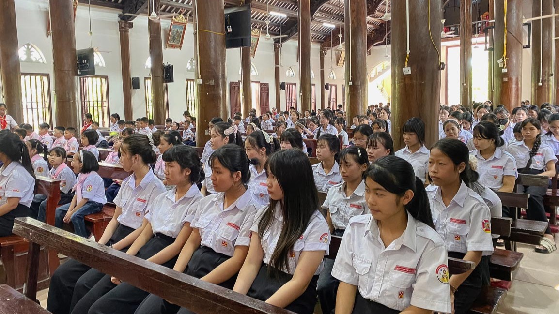 Khởi đầu năm học Giáo lý tại Giáo xứ An Quý